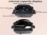 Men's vintage crossbody bag High-quality with multiple compartments, practical and V1105-YABB-04