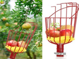 Fruit picking tool with telescopic pole - stainless steel picking pole, high altitude tree V888-ELOSUNG20660