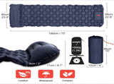 Self-Inflating Camping Mattress Thick Lightweight Single Camping Mattress Inflatable and Attachable V1237-ZY-203-2283