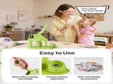 Button Maker Machine, 25 mm, Plastic Pin Maker with 500pcs Button Parts, Mr. Panda Magic Book, V952-SLKXZJ25MMSLS83X1001V0