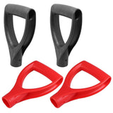4Pcs Replacement Plastic Shovel Handles with D Shaped Grip for Digging and Raking Tools V1369-AZ3-W-20573