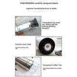 Electric Coffee Grinder - Adjustable Stainless Steel Blade Grinder for Coffee Beans V1263-JX-4416