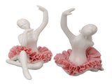 Dancing Ballerina Girl Figurine Ceramic Ballet Girl Figure Ballet Dancer Statue Sculpture Desk V1294-YM0706-3115230068711