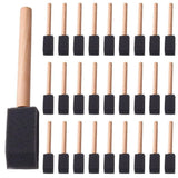 240 Pcs Paint Brushes, 1 Inch Brush with Wood Handle, Bulk Sponge Brushes for Painting, V1370-AZ4-07659