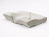 Single Butterfly Memory Foam Pillow - Ergonomic Neck Support Cushion with Removable Bamboo Fibre V888-ELOSUNG54968-1