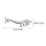 Dining Table Cutlery Rest, 6Pcs Zinc Alloy Chopstick Rests Metal Dog Shape Chopstick Racks Cutlery V1369-AZ3-W-15981