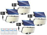 238LED Solar Powered Motion Sensor Outdoor Flood Light in Black V178-59171
