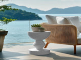 Stylish Lightweight Concrete Sofa Side Table Cement Bedside Table Outdoor Patio V767-JJ-ZZ1621