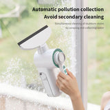 Electric Glass Scraper, 1200Pa Suction, Spray, Window Cleaner, Multi-Surface, Home Cleaning. V1232-BLJJS-002