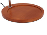 Candle Lamp with Timer Retro Solid Wood Glass Safe Warm Light Dimmable Electric Candle Lamp V1294-YM0901-3119240148712