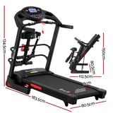 Everfit Treadmill Electric Home Gym Fitness Exercise Machine w/ Massager 480mm TMILL-480-M16-MSG