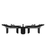 Log Grate, 27 inch Heavy Duty Wheel Fire Grate with 6 Support Legs, Solid Powder-coated Steel Bars, V952-LXYMP6X20MM27JRUUV0