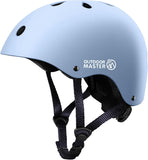 OutdoorMaster Youth & Kids Bike Helmet - Adjustable Multi-Sports Skateboard Helmet with Removable XFOM-HS001-LBLU-L