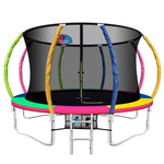 Everfit 12ft Trampoline Rebounder for Kids TRAMPO-C-C12-MC-AB