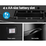 Devanti 58L Motion Sensor Bin Rubbish Automatic Black SB-58L-S06-BK