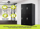 Four-Door Office Gym Shed Storage Locker V63-834621