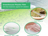 (Special Offer) 2x6m Polyethylene Greenhouse Film, Transparent, Extra Thick Garden Film for Foil V1237-ZY-203-1563