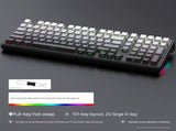 Tri-Mode RGB Mechanical Gaming Keyboard - 102-Key, Hot-Swappable, 4000mAh Battery, 5-Layer Sound V888-ELOSUNG35508
