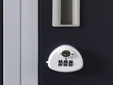 12-Door Locker for Office Gym Shed School Home Storage - 3-Digit Combination Lock V63-839031