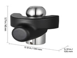 Trailer Hitch Lock, Compatible with 58.7 mm Couplers, Heavy-Duty Anti-Theft Trailer Ball Lock with 3 V952-SPSOHSCX25164V9WR001V0