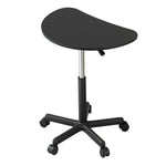 Artiss Laptop Desk Portable Height Adjustable Table Caster Wheels 60CM Black LA-DESK-RD-60-BK