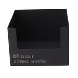 Stainless Steel Tissue Box Square Tissue Holder Large Opening Napkin Dispenser Modern Style for V1294-YM0901-3117230170511