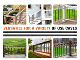 Staircase Metals, 38'' x 1'' Flat Aluminum Alloy Decorative Banister Spindles, 72 Pack Deck V952-BPKLGZ38YC72HC6XOV0