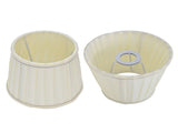 Fabricshade Beige Silver Edge Craft European Style Simple Shade for E14 Screw Candlestick V1294-YM0710-3119210205011