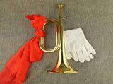 Brass Military Cavalry Bugle Orchestra Gold Color V1370-AZ4-07143