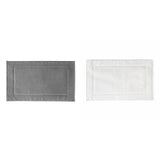 2PCS White Cotton Classic Rug Bath Mats Absorbent Cotton Hotel Spa Shower Bathtub Mats Not A V1189-LWWAL-20260325-00211