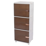Collapsible Storage Bins Large Capacity Movable Dustproof Stackable Closet Organizer Bins with V1294-YM0901-3116230015813