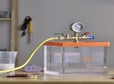 2 Gallon Vacuum Upgraded Multipurpose Acrylic Vacuum Degassing Transparent Vacuum V952-YKLZKQYKL2GAAHHNZV0