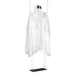 Hanging Swing Ghost Decor Adjustable Spooky Cute Swinging Ghosts Decoration with String Light for V1294-YM0901-3115250070311