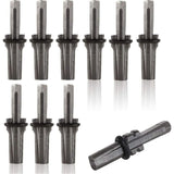 10 Pcs Splitter Wedge Marble, Granite Splitter Concrete Wedges Plug Wedge and Plumes V1237-MS-626-154