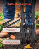 Post Hole Digger, Heavy Duty Post Hole Digger with Carbon Steel Handle, Manual Hole Digger with V952-JCKJCKJS0000DKV7ZV0