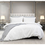 Ardor Florence Waffle White Quilt Cover Set King V442-INT-QUILTCS-FLORENCE-WHITE-KI