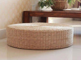 Japanese Style Handcrafted Tatami Floor Pillow Sitting Cushion Round Padded Room Floor Straw Mat for V1294-YM0901-210329AH03-5