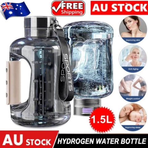 1.5L Hydrogen Water Bottle Hydrogen Rich Portable Rich Hydrogen Water Generator V456-WATER-BOTTLE