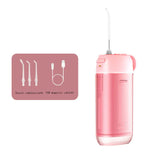 Pink Advanced Portable Water Flosser - USB Rechargeable Cordless Oral Irrigator, 3 Modes, IPX7 V888-ELOSUNG27439