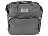 Backpack Multifunctional Foldable Large Capacity Baby Diaper Storage Bag for TravelLight Grey V1294-YM0523-3117210159812