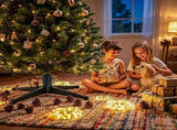 Jingle Jollys Christmas Tree Stand 360&deg Rotating for Xmas Tree Up to 2.7M with Remote Control XM-TR-E-STAND