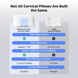 Cervical Neck Pillow - Memory Foam Pillows for Ergonomic Orthopedic Pillow for Neck Pain Relief, V1107-115-31919