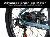 VALK Vortex 3 Electric Bike, Medium Frame Mountain ebike, Metallic Teal V219-BIKEMBVAR3HEA