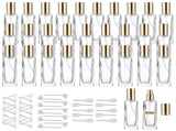 30PCS Glass Perfume Bottles Set, 1 fl oz Refillable Clear Thick Spray Perfume Bottles for Fragrance V1192-AZ-W-18345