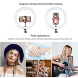 11.8 Led Ring Light With Tripod And Phone Clamp - 3 Modes Dual Colour Temperature Curved Surface V562-B8903TKP