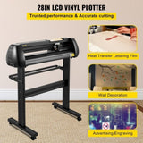 Vinyl Cutter, 28inch Paper Feed Cutting Plotter Bundle, Adjustable Force & Speed Vinyl Printer with V952-KZJSK720T220V4XBOV3