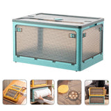 Clothes Storage Box Clear Transparent 4 Way Opening Bottom Pulley Design Plastic PET Storage V1294-YM0716-3117220139416