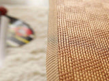 Home Textile Rattan Mat Grid Fitted Sheet Set Summer Cool Bed Cover V1294-YM0901-JY22475-04