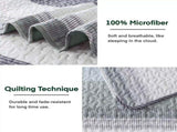 Ethereal Quilted Bedspread and Pillowcases Set A Dreamy Addition to Your Home - Queen size V745-MAC080208Q13U