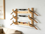 Bow Rack, Wall Mount Sword Holder, Wooden Wall Mount Bow Hanger Heavy Duty Archery Bows Wall Holder V1189-LWWAL-20260401-07096